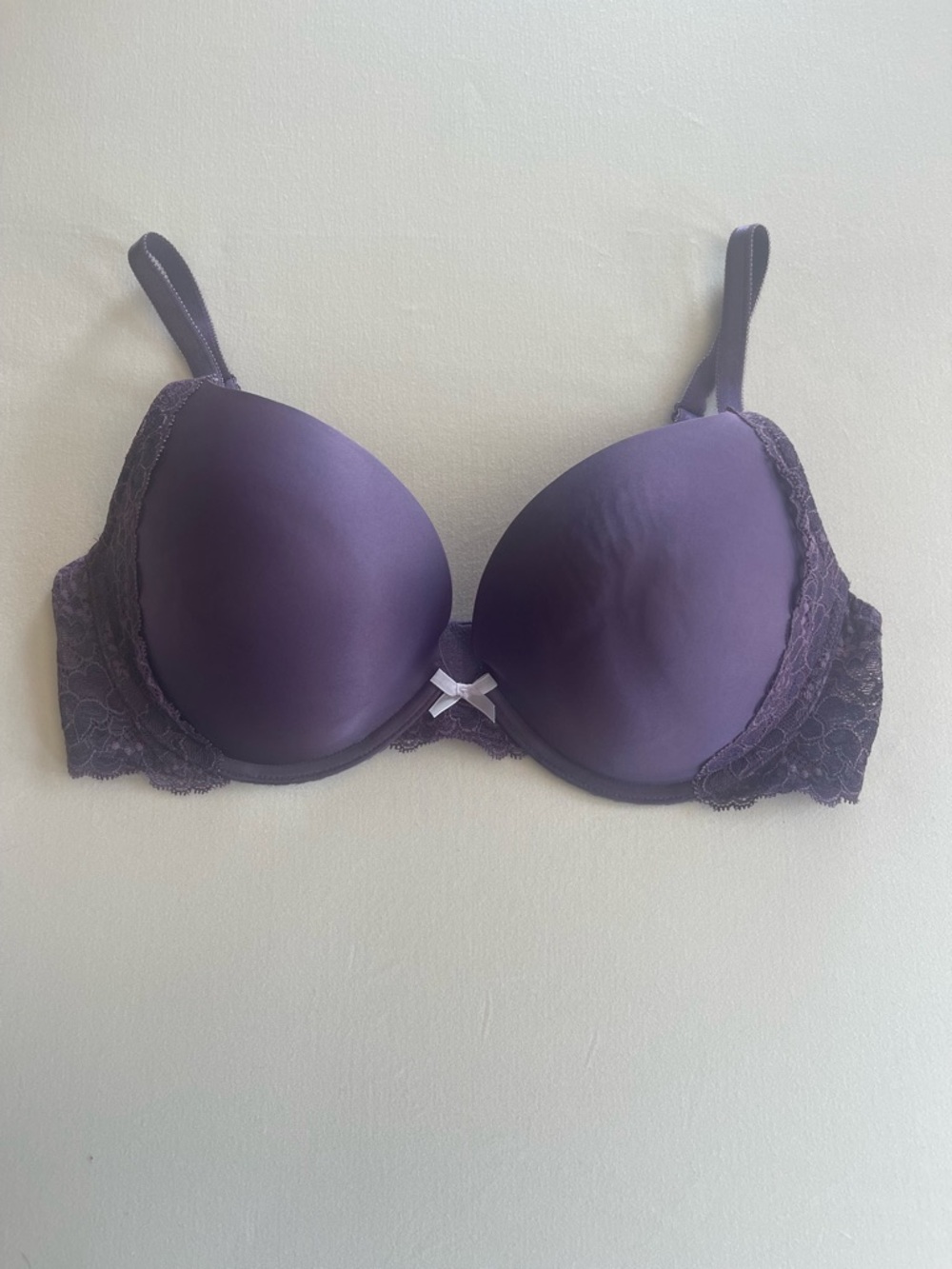 Victoria's Secret Purple Lace-Trim Push-Up Bra